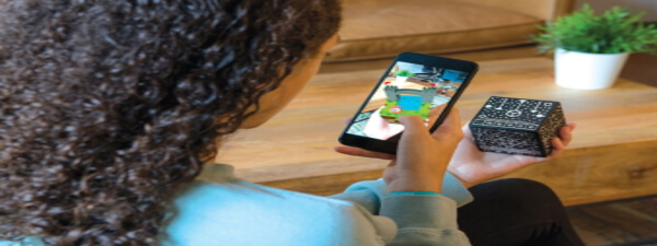 Adding Augmented Reality Using the MERGE Cube to Your Course Image